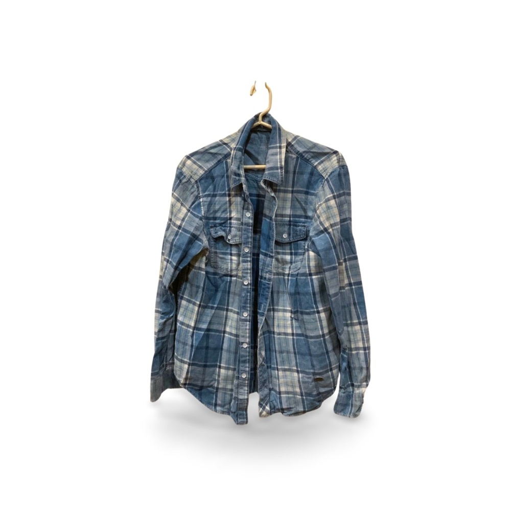 True Grit Superior Standard Original Flannel Plaid Shirt, 100% Cotton, Size L